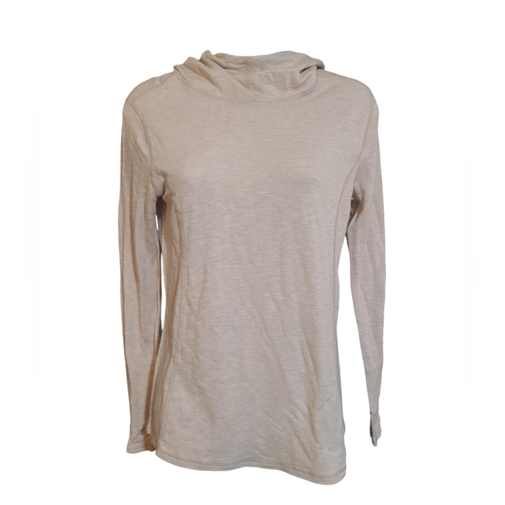 DANSKIN cream colored neutral hoodie XS